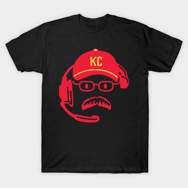 Kansas City Chiefs Andy Reid T-Shirt by RetroZest